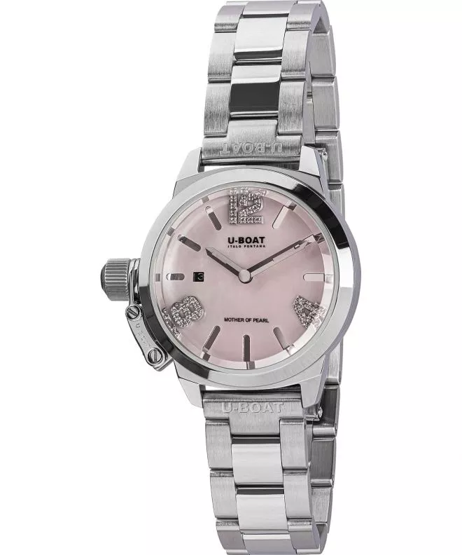 Часовник Дамски U-Boat Classico Lady 30mm Pink 8898