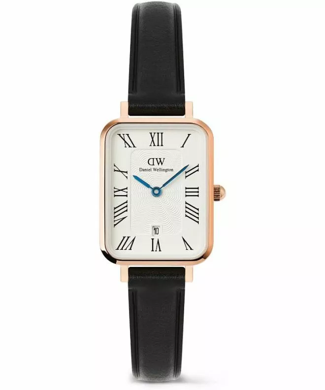 Часовник Унисекс Daniel Wellington Quadro Roman Numerals Date Sheffield Rose Gold DW00100862