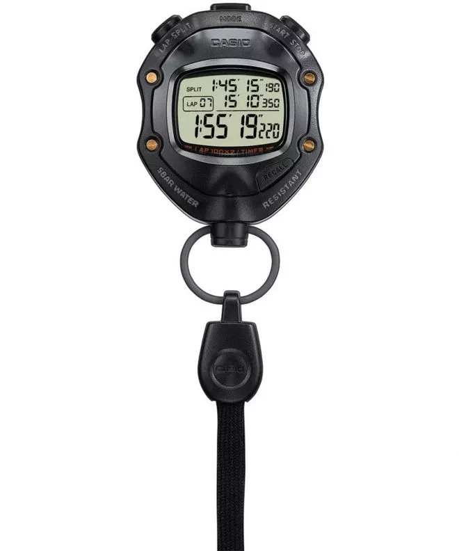 Джобен Часовник Casio Digital Black Stopwatch HS-80TW-1EF