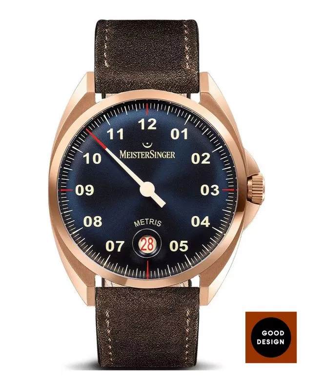 Часовник Унисекс Meistersinger Metris Bronze Line Automatic ME917BR_SV02-1