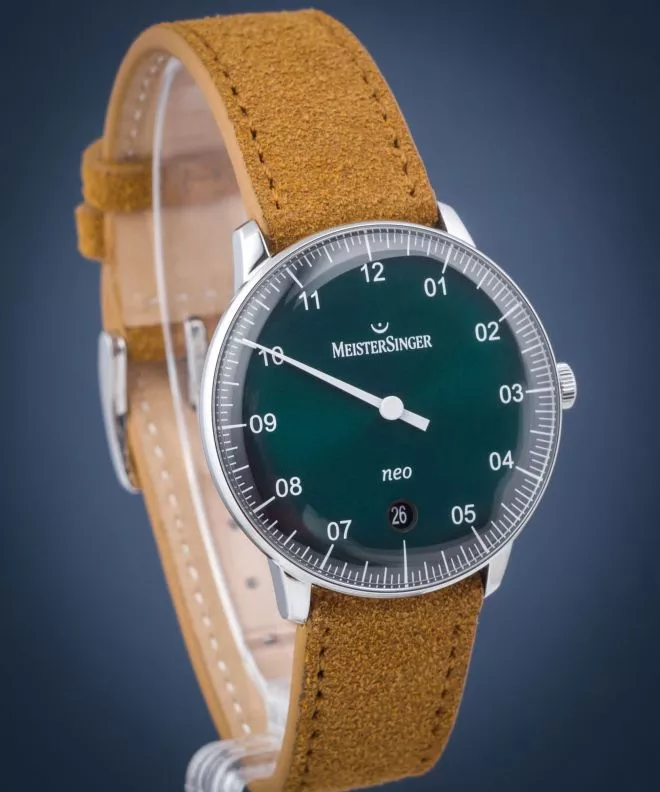 Часовник Унисекс Meistersinger Neo Sunburst Green NE919D