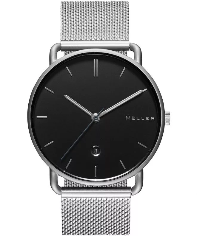 Часовник Унисекс Meller Denka Black Silver 3PN-2SILVER