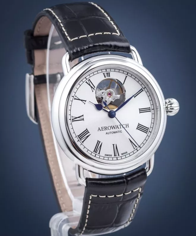Часовник Мъжки Aerowatch 1942 Open Heart Automatic 68900-AA03
