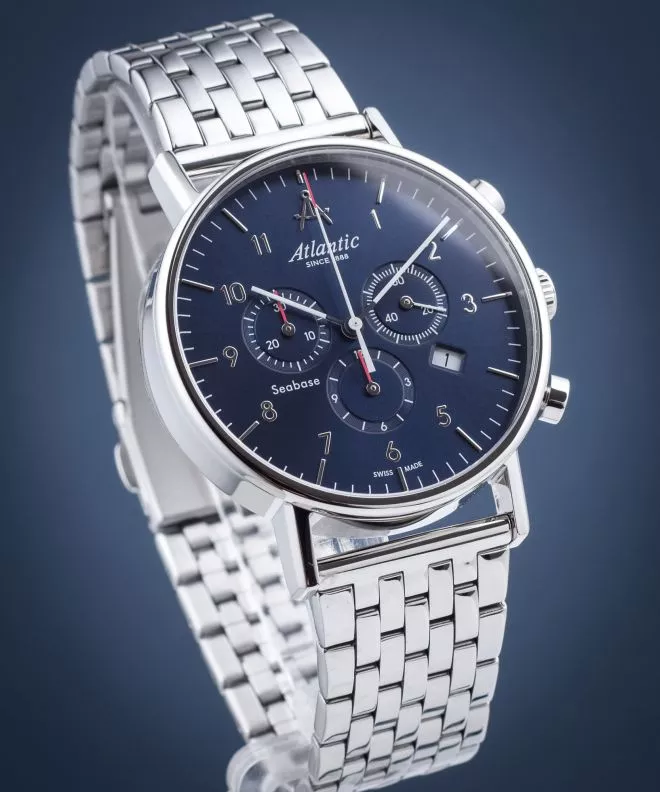 Часовник Мъжки Atlantic Seabase Chronograph 60457.41.55