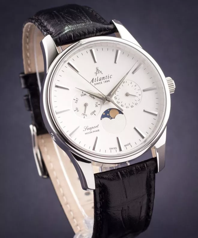 Часовник Мъжки Atlantic Seasport Moon Phase 56550.41.21