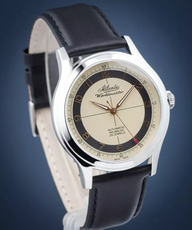 Часовник Мъжки Atlantic Worldmaster Automatic Incabloc 53754.41.93RBK