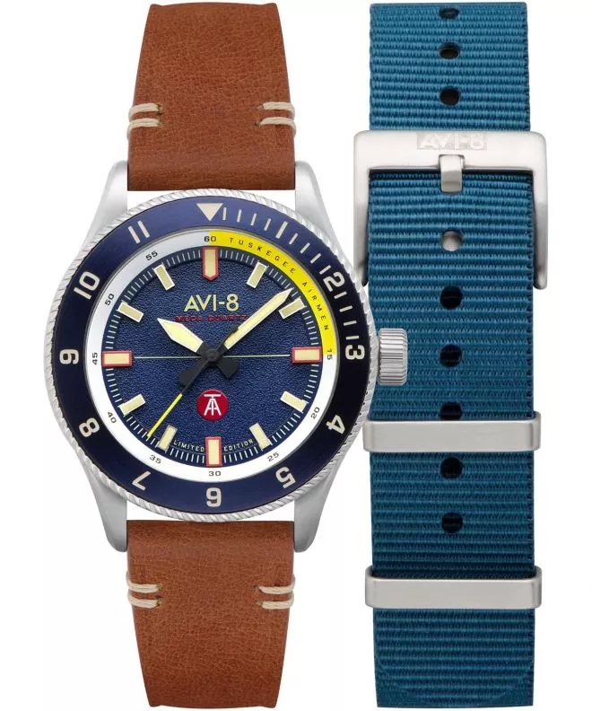Часовник Мъжки AVI-8 Flyboy Tuskegee Airmen Limited Edition SET AV-4103-02