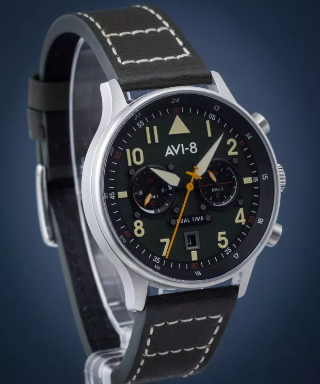 Часовник Мъжки AVI-8 Hawker Hurricane Carey Dual Time Merville AV-4088-02