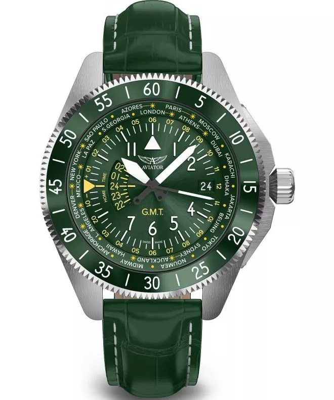 Часовник Мъжки Aviator Airacobra GMT V.1.37.0.309.4
