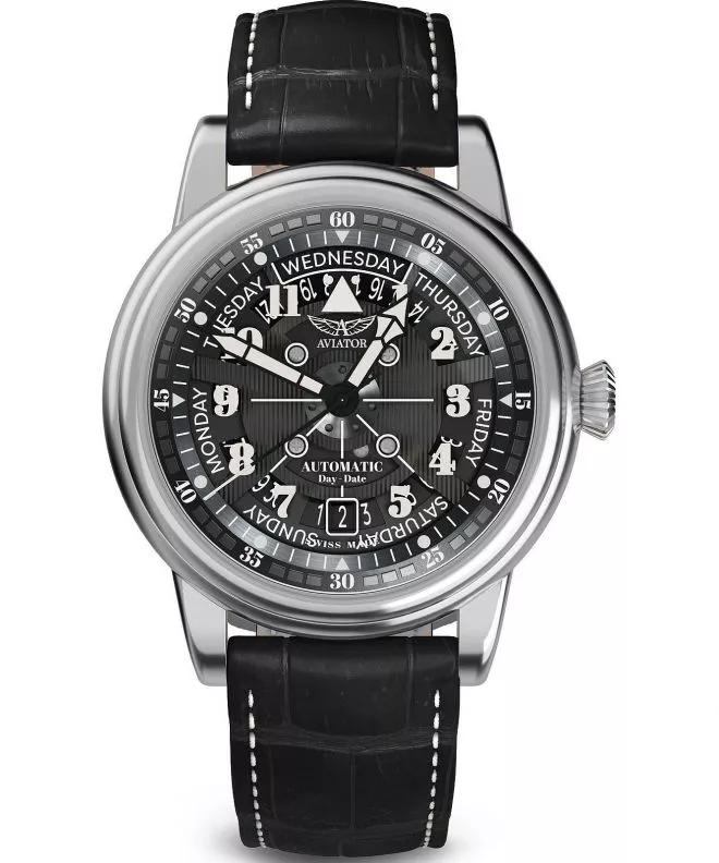 Часовник Мъжки Aviator Douglas Day-Date Meca 41 V.3.36.0.284.4