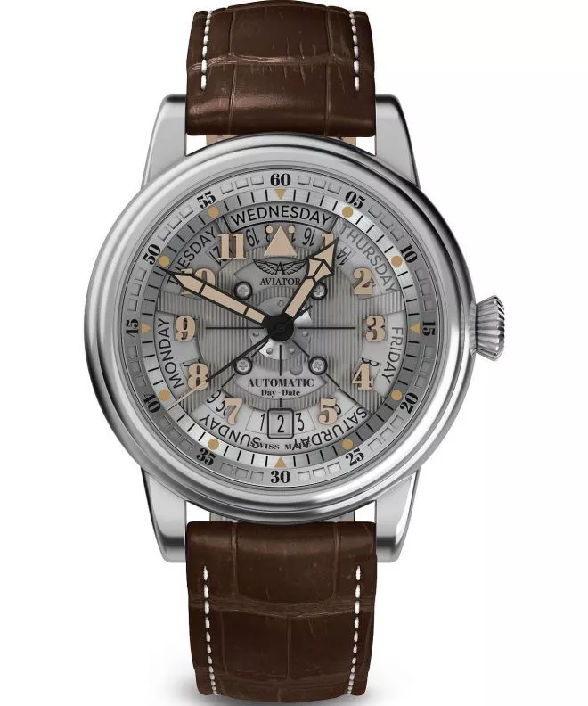 Часовник Мъжки Aviator Douglas Day-Date Meca 41 V.3.36.0.286.4