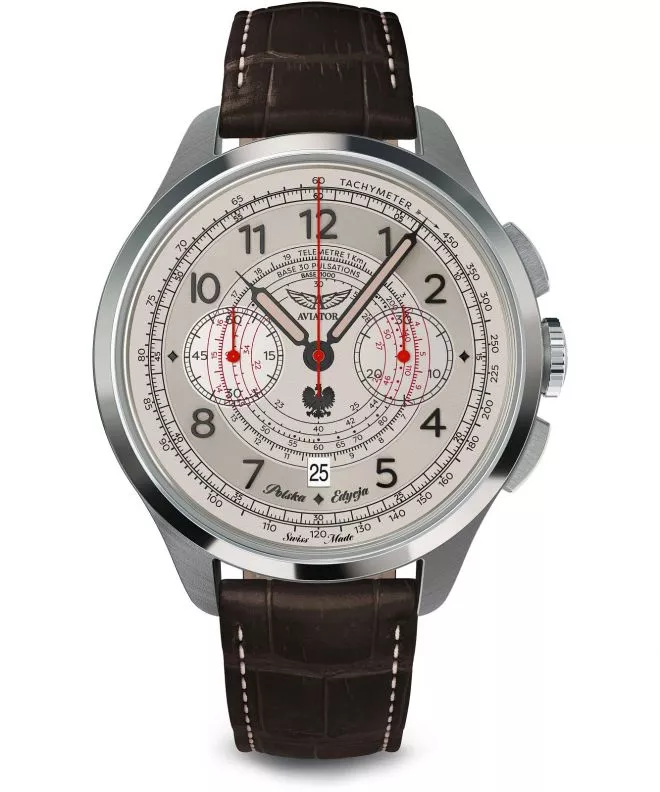Часовник Мъжки Aviator Heritage Chronograph Trimeter Limited Edition V.4.40.0.351.4 PL