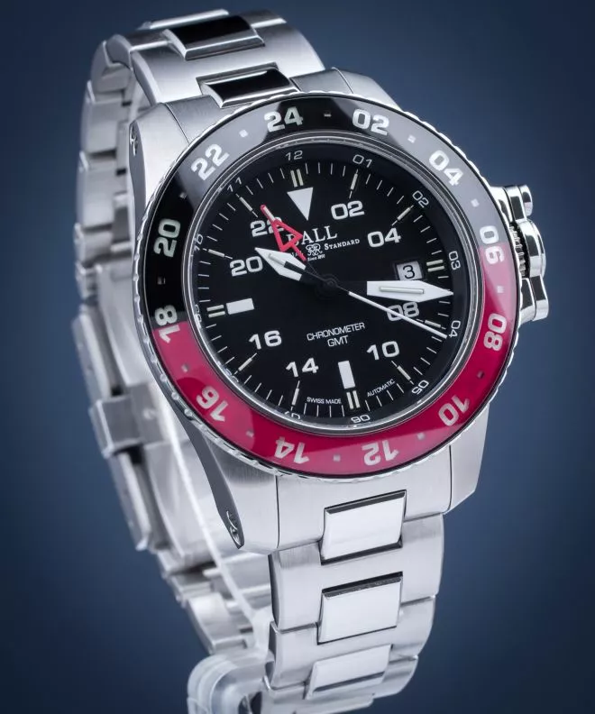 Часовник Мъжки Ball Engineer Hydrocarbon AeroGMT II Automatic Chronometer DG2018C-S3C-BK