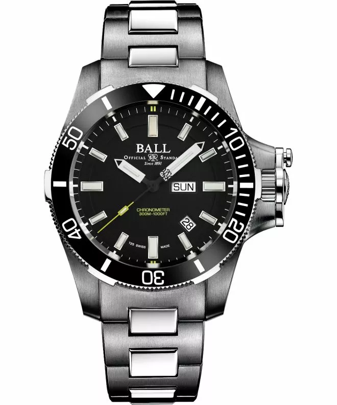 Часовник Мъжки Ball Engineer Hydrocarbon Submarine Warfare Ceramic Automatic Chronometer DM2236A-SCJ-BK