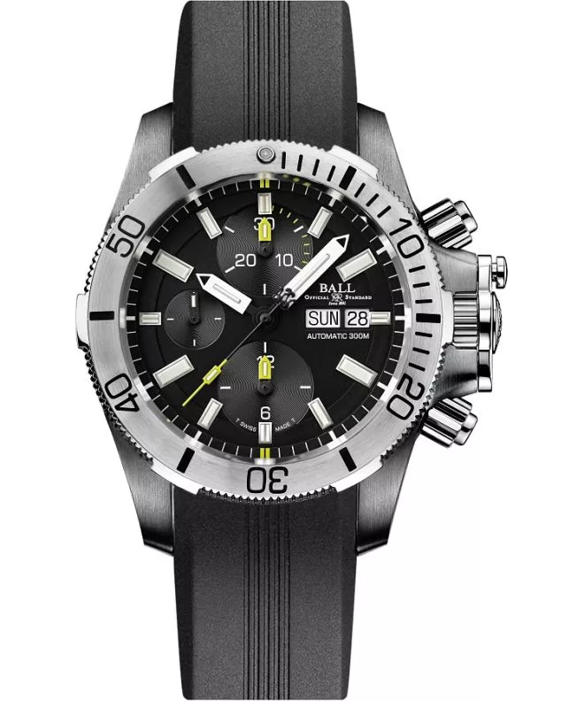 Часовник Мъжки Ball Engineer Hydrocarbon Submarine Warfare Titanium Automatic Chronograph DC2276A-PJ-BK