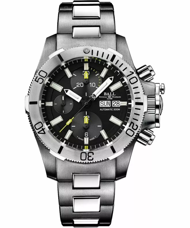 Часовник Мъжки Ball Engineer Hydrocarbon Submarine Warfare Titanium Automatic Chronograph DC2276A-SJ-BK