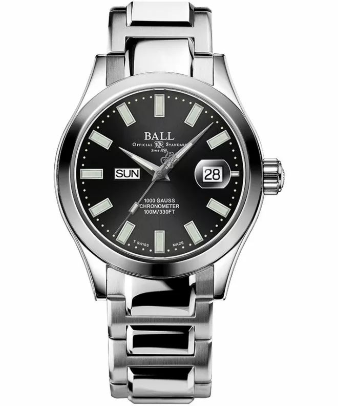 Часовник Мъжки Ball Engineer III Marvelight Chronometer Day-Date Automatic Limited Edition NM9036C-S1C-BK