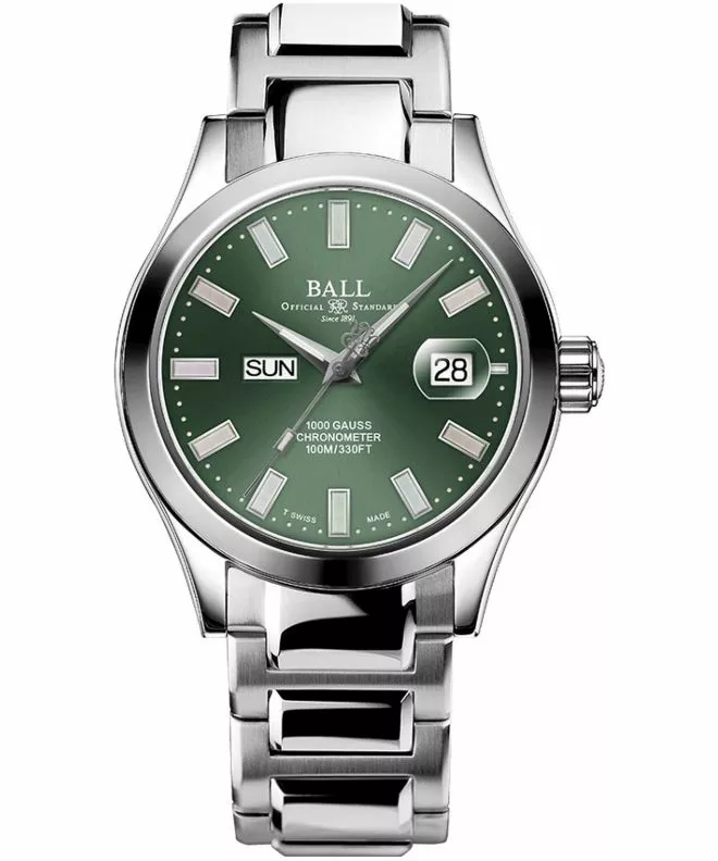 Часовник Мъжки Ball Engineer III Marvelight Chronometer Day-Date Automatic Limited Edition NM9036C-S1C-GRR