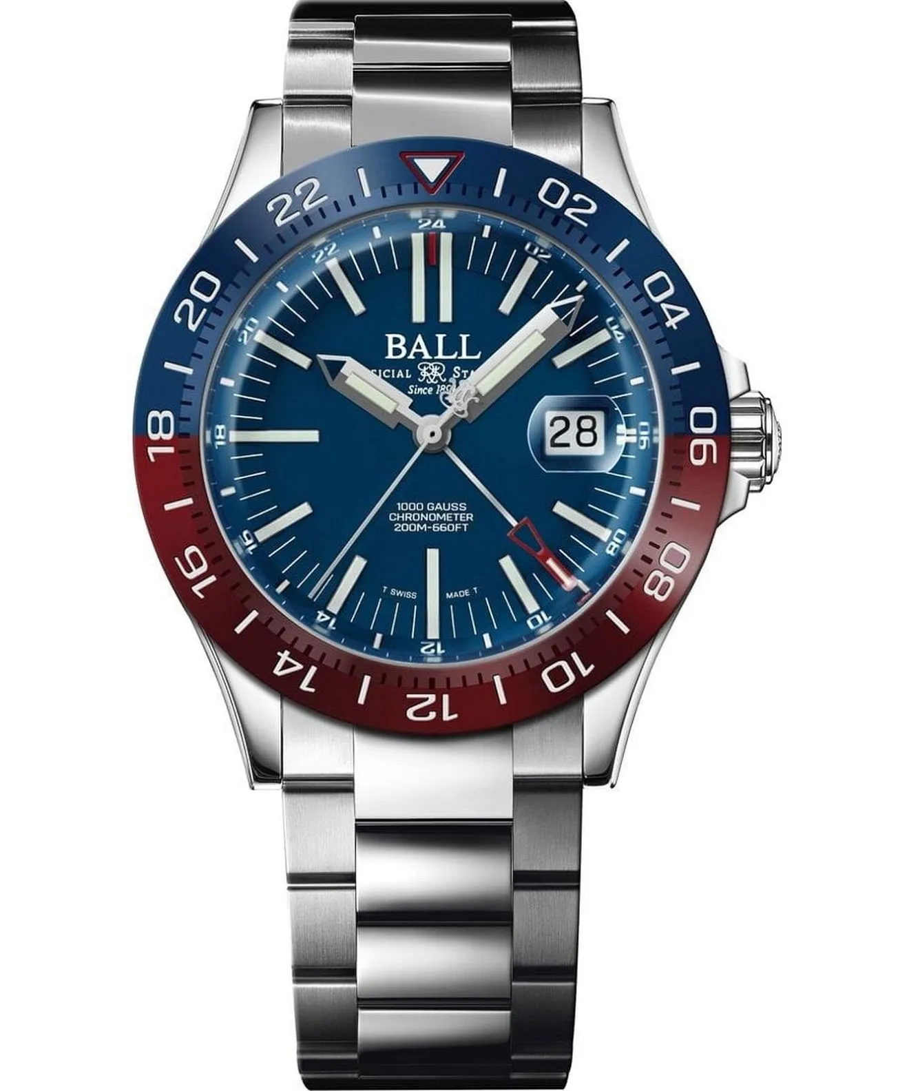 Часовник Мъжки Ball Engineer III Outlier Automatic GMT Limited Edition DG9002B-S2C-BE
