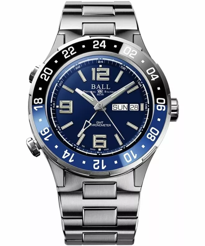 Часовник Мъжки Ball Roadmaster Marine GMT Titanium Automatic Limited Edition DG3000A-S1CJ-BE