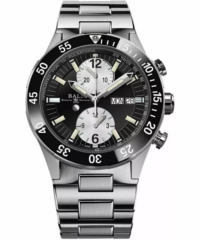Часовник Мъжки Ball Roadmaster Rescue Chronograph Chronograph Limited Edition DC3030C-S-BKWH