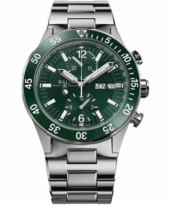 Часовник Мъжки Ball Roadmaster Rescue Chronograph Limited Edition DC3030C-S2-GR
