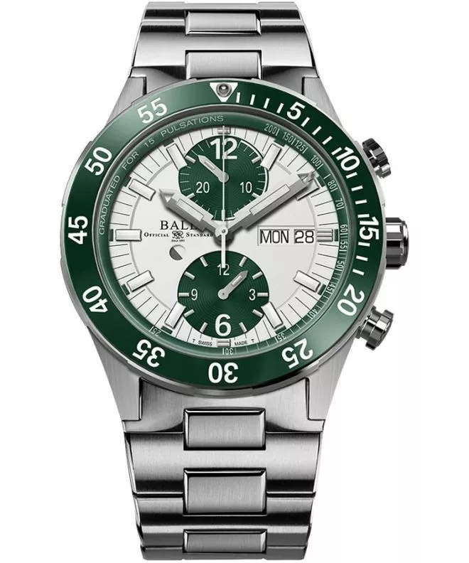 Часовник Мъжки Ball Roadmaster Rescue Chronograph Limited Edition DC3030C-S2-WH