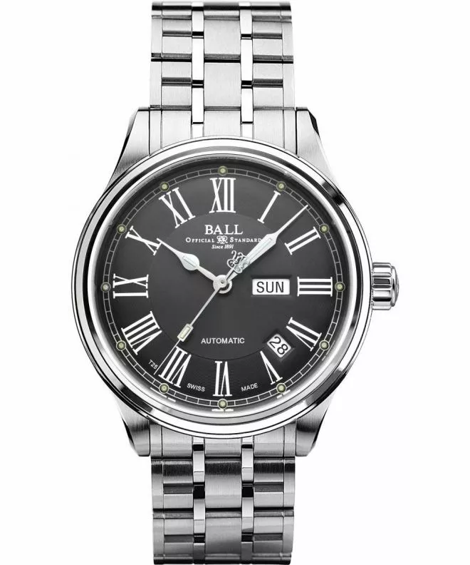 Часовник Мъжки Ball Trainmaster Roman Automatic NM1058D-S4J-GY