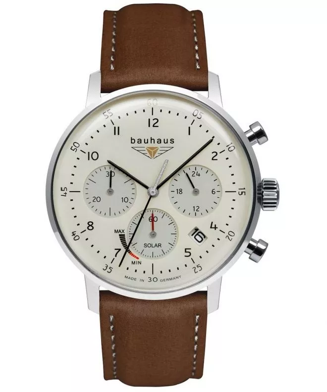 Часовник Мъжки Bauhaus Classic Power Reserve Solar Chronograph 2086-5