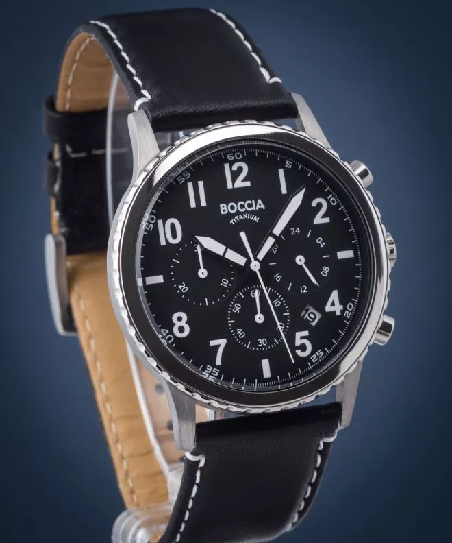 Часовник Мъжки Boccia Titanium Titanium Chronograph 3745-01