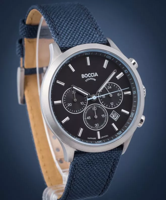 Часовник Мъжки Boccia Titanium Titanium Chronograph 3750-02