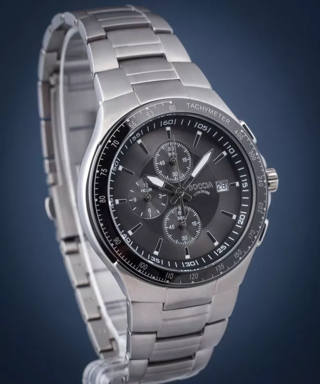 Часовник Мъжки Boccia Titanium Titanium Chronograph 3773-01
