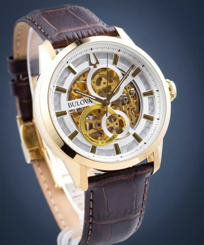 Часовник Мъжки Bulova Classic Automatic Open Heart 97A138