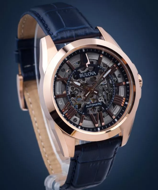 Часовник Мъжки Bulova Classic Sutton Skeleton Automatic 97A161