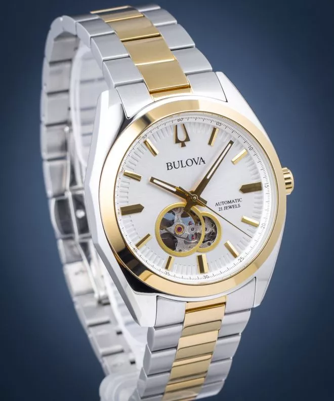 Часовник Мъжки Bulova Surveyor Open Heart Automatic 98A284