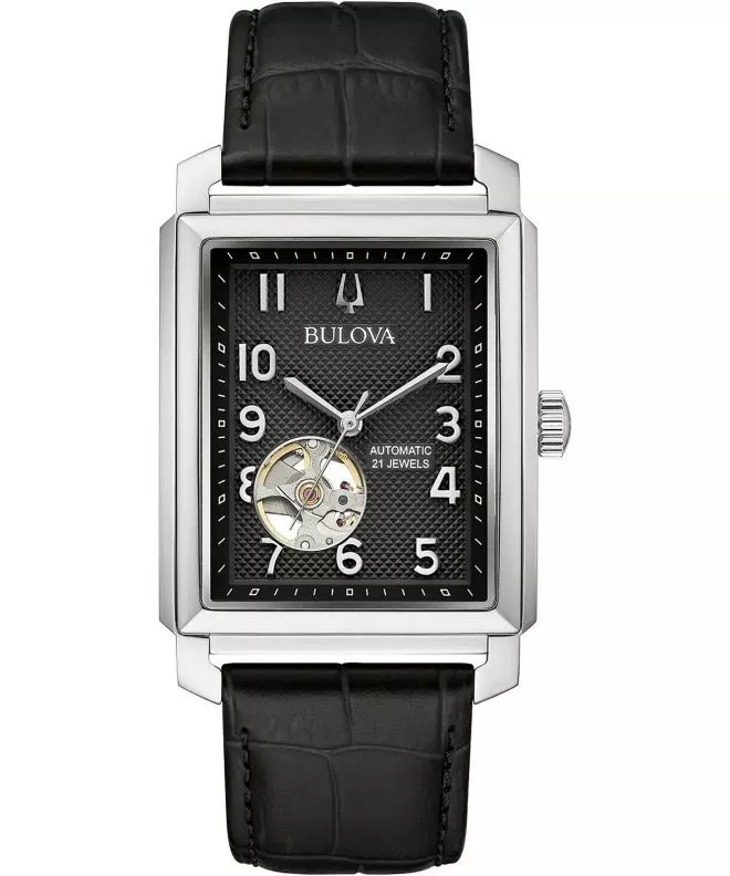 Часовник Мъжки Bulova Sutton Automatic Open-Heart 96A269