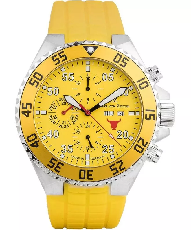 Часовник Мъжки Carl von Zeyten Belchen Automatic Chronograph Limited Edition CVZ0067YLS