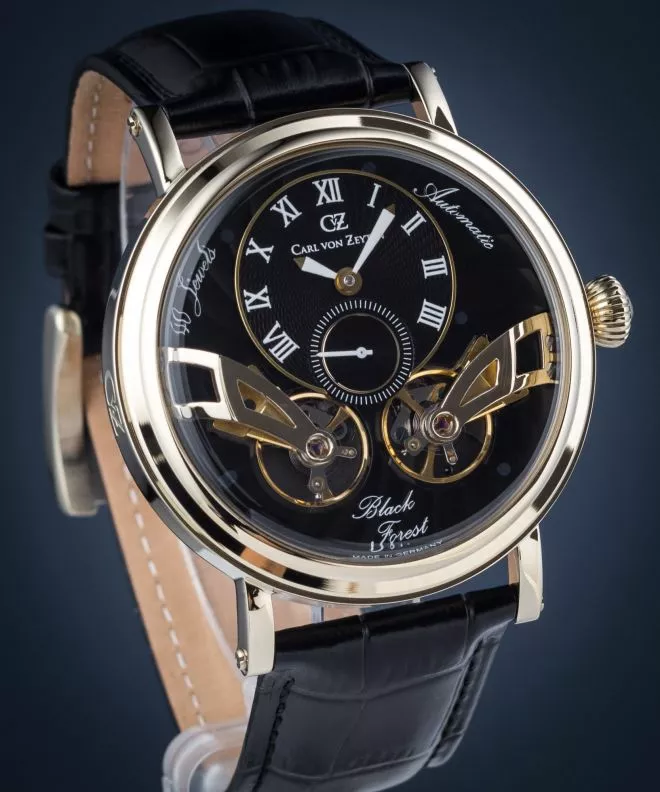 Часовник Мъжки Carl von Zeyten Carl von Zeyten Black Forest Automatic CVZ0017GBK
