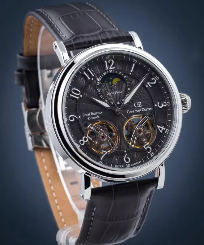Часовник Мъжки Carl von Zeyten Gernsbach Automatic Moon Phase CVZ0054GY