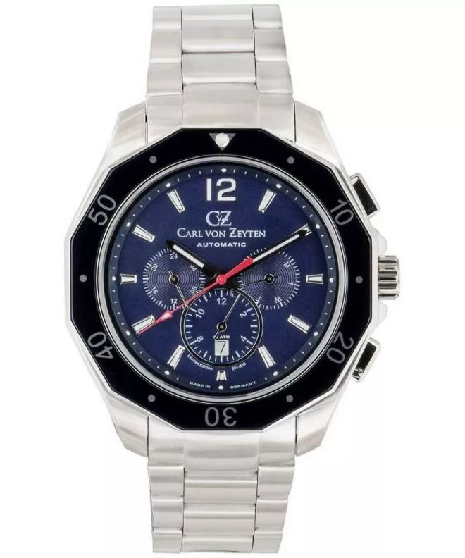 Часовник Мъжки Carl von Zeyten Hausach Automatic Limited Edition CVZ0079BLMS