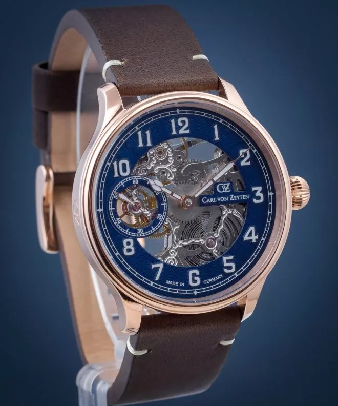 Часовник Мъжки Carl von Zeyten Lahr Skeleton Automatic CVZ0021RBL