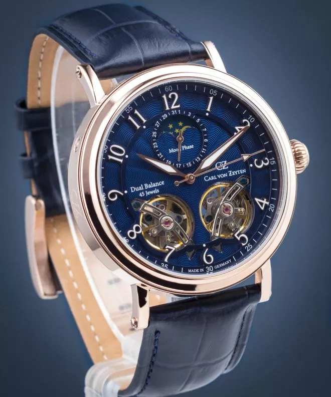 Часовник Мъжки Carl von Zeyten Murg Twin Balance Automatic CVZ0054RBL
