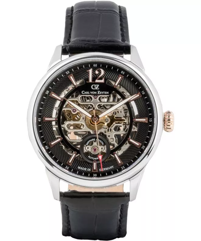 Часовник Мъжки Carl von Zeyten Schramberg Skeleton Automatic CVZ0080BKRS