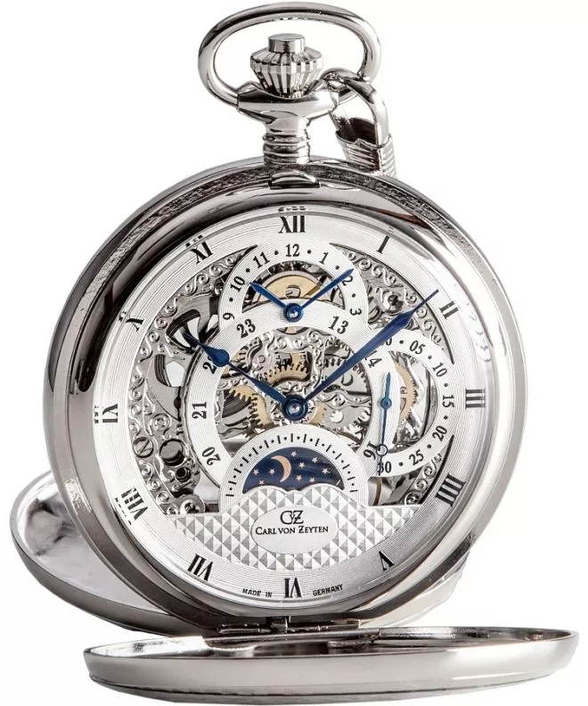 Часовник Мъжки Carl von Zeyten Schutter Skeleton Mechanical CVZ0038SL