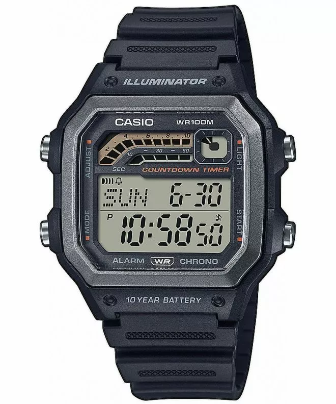 Часовник Мъжки Casio Digital WS-1600H-1AVEF