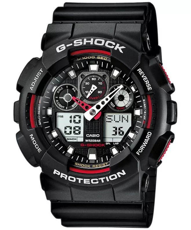 Часовник Мъжки G-SHOCK Casio GA-100-1A4ER (GA-100-1A4)
