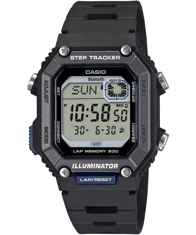 Часовник Мъжки Casio Timeles Bluetooth Sync Step Tracker WS-B1000-1AVEF