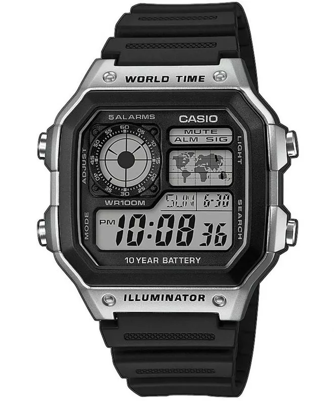 Часовник Мъжки Casio Vintage 'Royale' Youth Digital AE-1200WH-1CVEF
