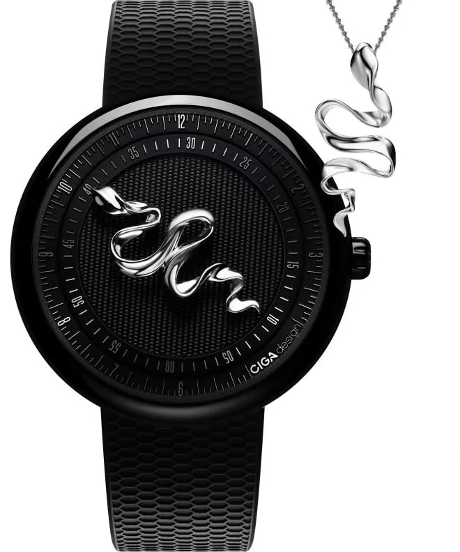 Часовник Мъжки Ciga Design Legend of Serpent Automatic Silver 925 Edition GPHG 2021 SET U037-BB02-W6B