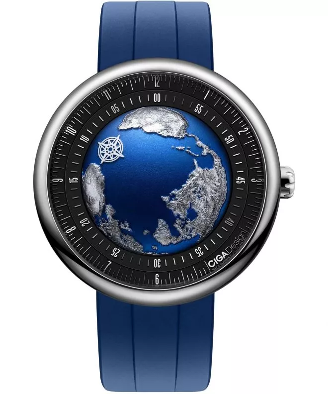Часовник Мъжки Ciga Design U Series Blue Planet II Atlantic Automatic GPHG 2021 U039-SU01-W6U